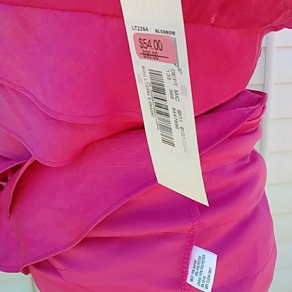 LONDON TIMES Hot Pink Party Dress. NWT Size 6 - Picture 5 of 6